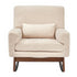 Serena Rocking & Nursing Chair - Biscuit Bouclé And Walnut